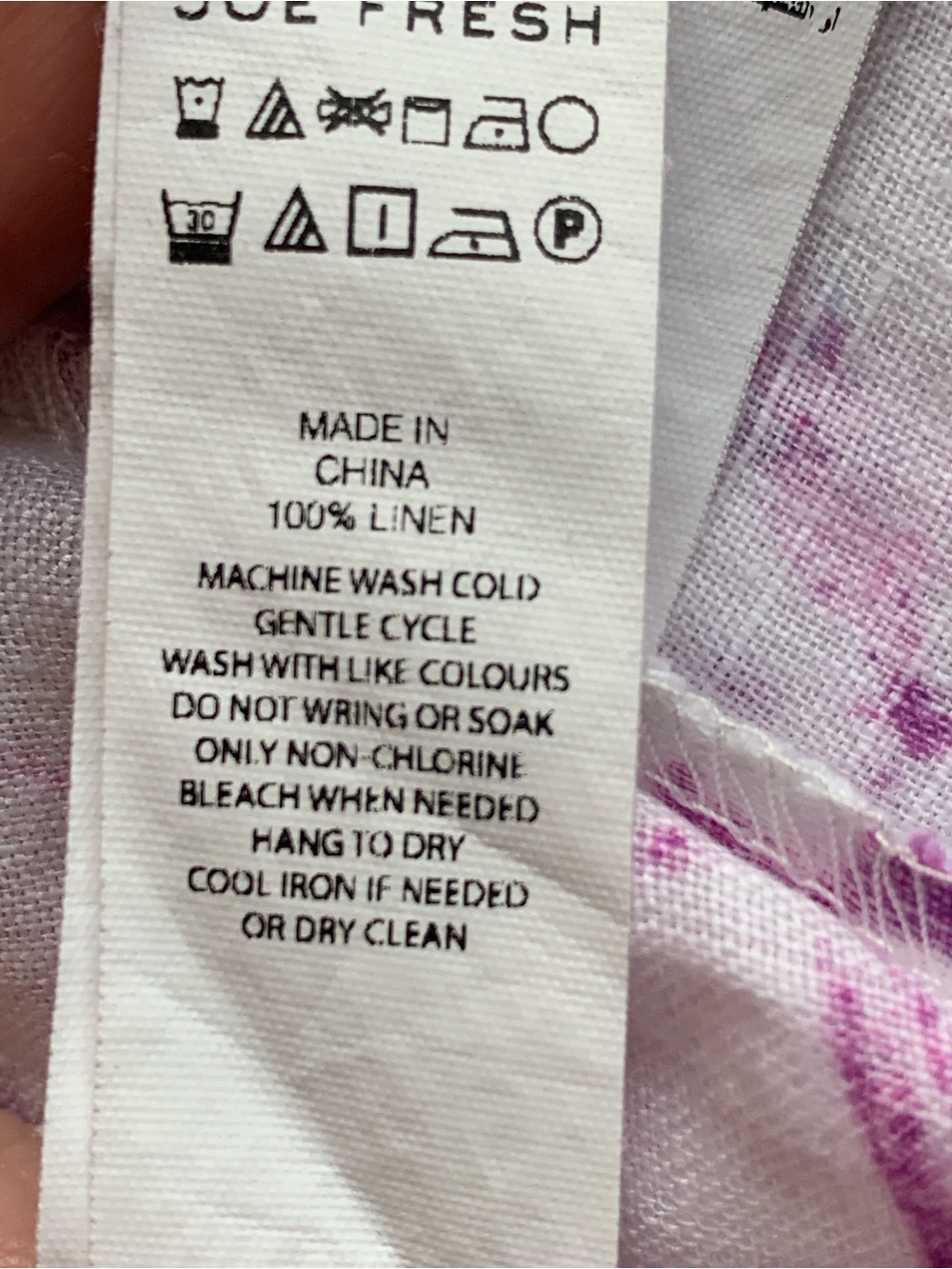 Joe Fresh Linen Blouse - Picture 7 of 7